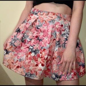 BETHANY MOTA FLORAL SKATER SKIRT